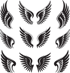 Fantasy Wings Collection — Elegant, Fierce, and Mystical Wing SilhouettesFantasy Wings Collection — Elegant, Fierce, and Mystical Wing Silhouettes