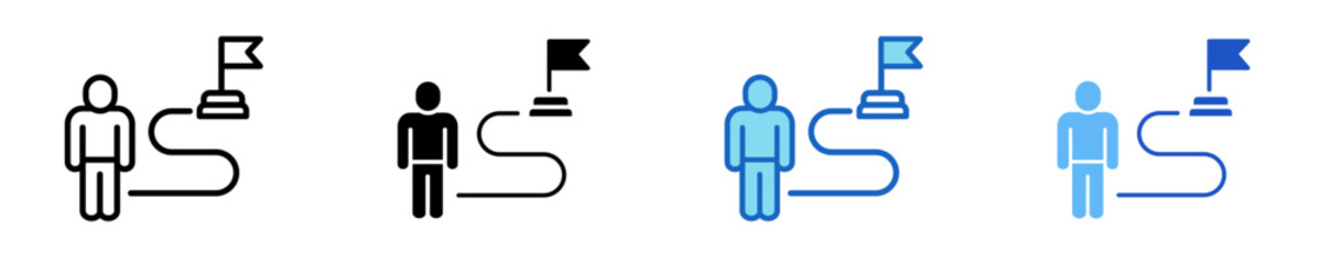 Purpose Driven  Icon Set Multiple Style Collection
