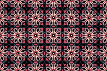 Seamless Texture Endless Textile Wallpaper Art Cloth Fabric Luxury Tile Design Template Graphic Background Fashion Perspective Visual Geometric Decoration Shape Interior Digital Symmetric Pattern.