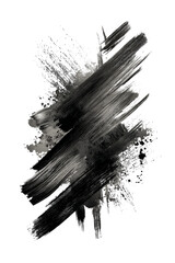 Mega Vector Set of Black Paint & Ink Brush Strokes – Dirty Grunge Lines and Elements on Transparent