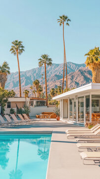 Pool day in Palm Springs