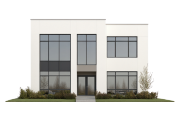 Modern Architectural Marvel: A stunning modern architectural marvel showcases clean lines, expansive glass windows, and a harmonious blend of design and nature.