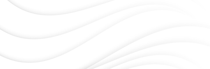 Abstract white and gray background with modern striped design and geometric round shapes. Vector illustration