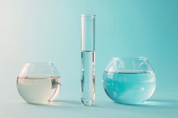 Science Laboratory Glassware Test Tubes Chemistry Research Equipment Medical Analysis Pharmaceutical Development Biotechnology Innovation Scientific Experiment
