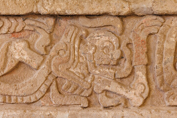 Tula archaeological site in Hidalgo, Mexico