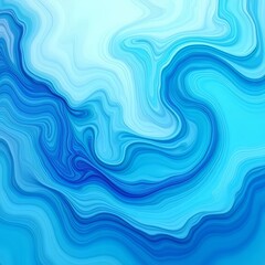 Obraz premium Textured Azure Waves Abstract Background
