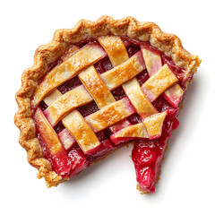 Lattice-Top Cherry Pie with Missing Slice
