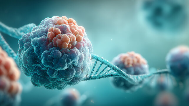 High Resolution Viral Nanoparticles Interacting with a DNA Helix,
depicting advanced gene therapy research and biotechnology innovations at the molecular level.