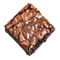 Decadent Chocolate Brownie with Cracked Surface