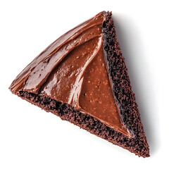 Decadent Slice of Chocolate Cake with Smooth Frosting