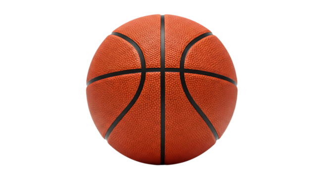 Basketball isolated on transparent background