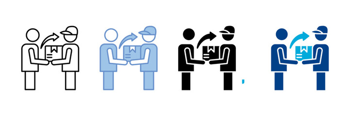 Return Icon Set Multiple Style Collection