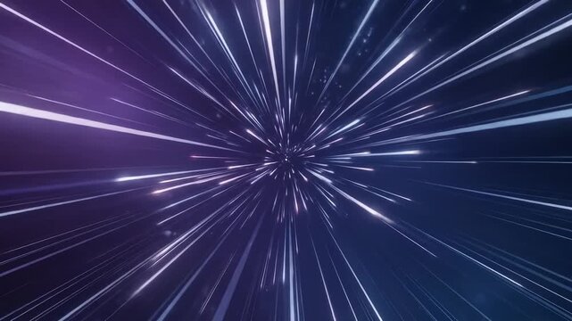 Stunning hyperdrive animation for futuristic tech videos and dynamic backgrounds