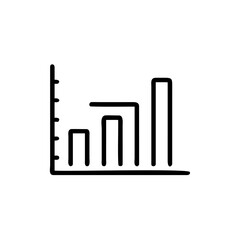 Simple bar graph with line chart overlay data statistics