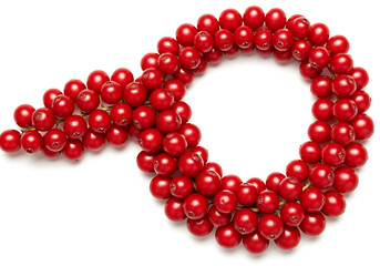 Vibrant Red Pearl Bracelet: Elegant Jewelry Photography