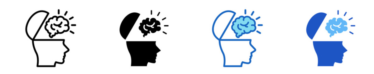 Open Mind  Icon Set Multiple Style Collection