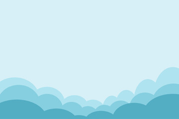 Cloud Background Light Blue