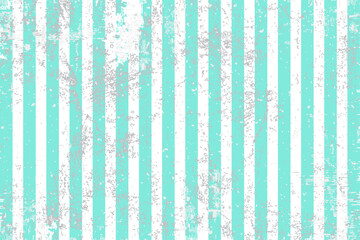 Distressed blue and white striped vintage grunge background