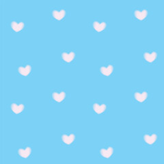 Love Hearts Valentine Abstract Background