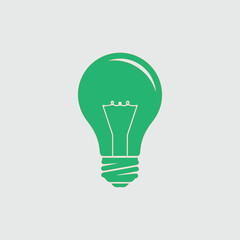 green light bulb icon