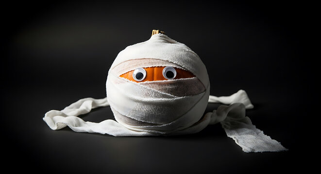 Mummy pumpkin wins pumpkin contest