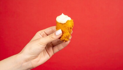 Crispy Fried Chicken Nugget with Mayonnaise