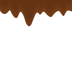 melted chocolate dripping