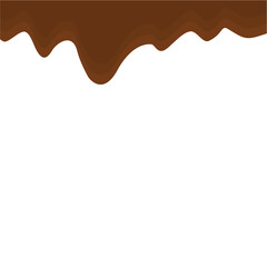 melted chocolate dripping