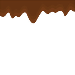 melted chocolate dripping