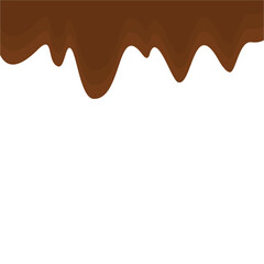 melted chocolate dripping