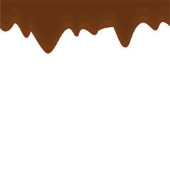 melted chocolate dripping