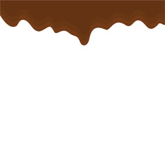 melted chocolate dripping