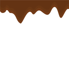 melted chocolate dripping