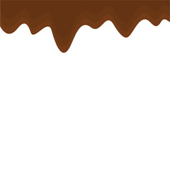 melted chocolate dripping