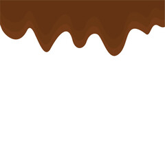 melted chocolate dripping