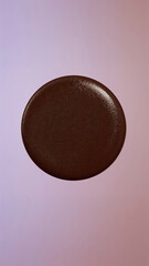 Dark Chocolate Bonbon Temptation Brown Candy Sweet Treat Gourmet Delight Confection Indulgence Smooth Texture Background