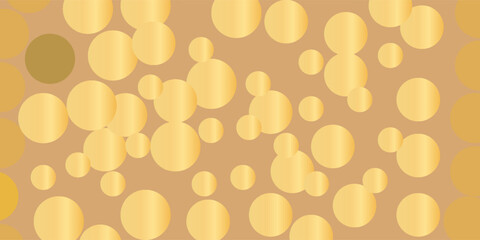 Circle on a cream background pattern. Abstract geometric modern background. Art deco style. Circle seamless pattern