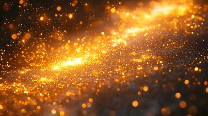 Golden starburst of magical joyful radiance