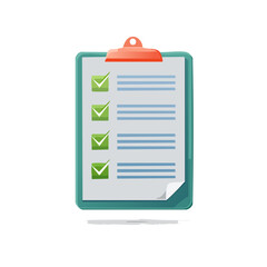 Clipboard with Checklist: Task Completion, Project Management, To-Do List