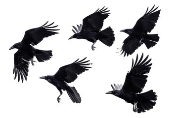 Obraz premium Flock bird crow photography.