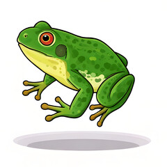 Obraz premium Frog and soft- sheel turtle animal 