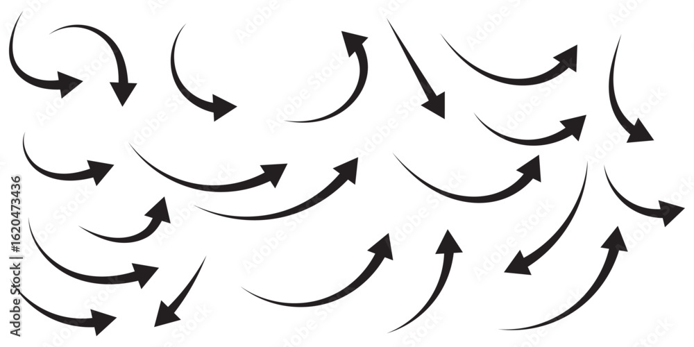 Poster arrow icon set, arrow icon vector . black long up arrow icon vector . arrow pointing upward.