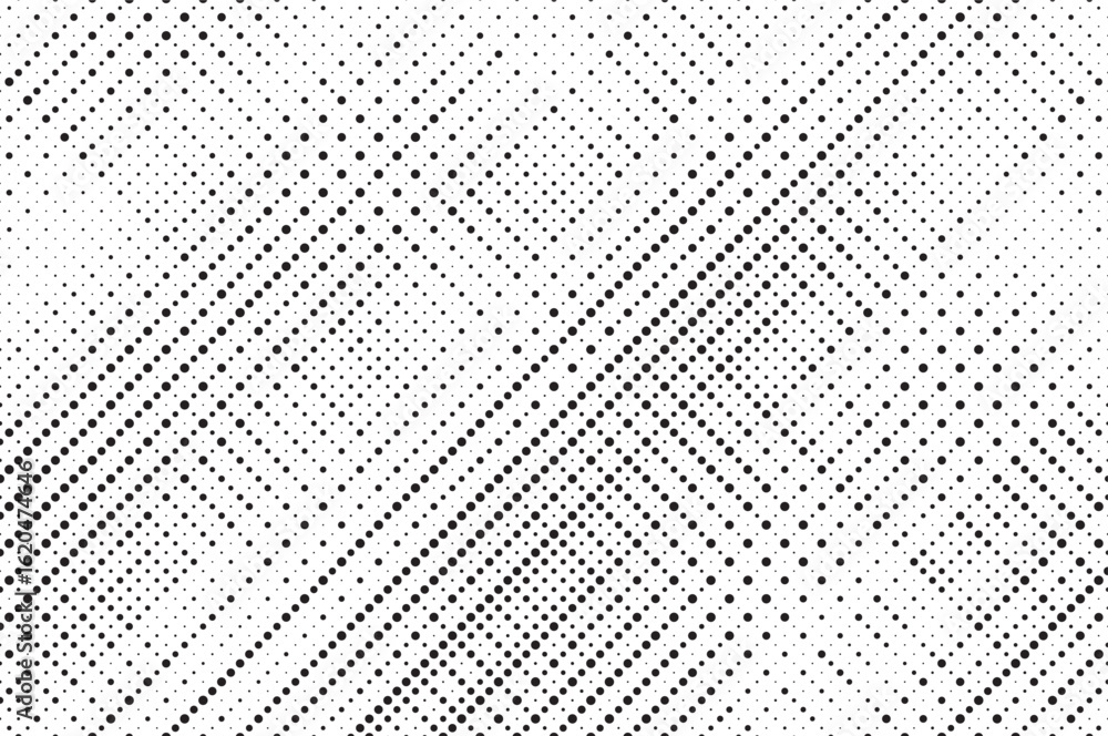 Poster halftone vector background. monochrome halftone pattern. abstract geometric dots background. pop art