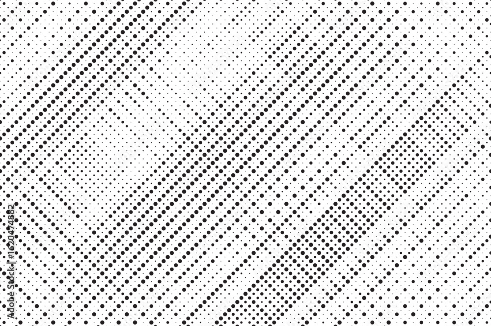 Poster halftone vector background. monochrome halftone pattern. abstract geometric dots background. pop art