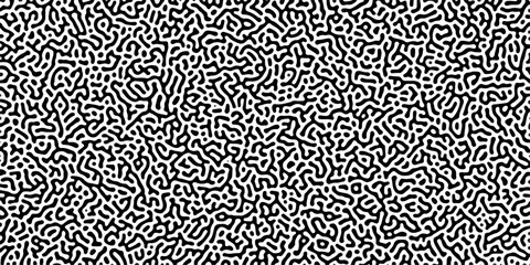 Abstract Reaction-diffusion Turing pattern natural texture gray gradient color scheme. Linear design with biological algorithm psychedelic background. Reaction-diffusion or truing patter	