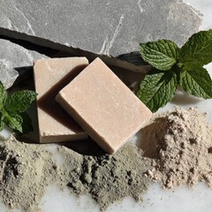 Natural Soap Still Life Composition