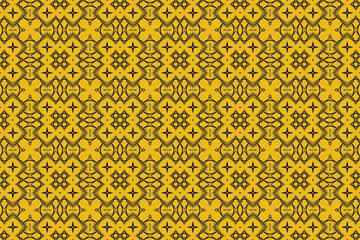 Seamless Tile Endless Background Symmetric Geometric Textile Visual Texture Cloth Design Luxury Interior Template Graphic Digital Art Fashion Fabric Decoration Shape Perspective Wallpaper Pattern.