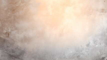 Modern Grunge Textured Background with Warm Beige and Cool Grey Gradient