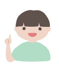 Hand-drawn Boy Gesture Illustration Set / 手書きの男の子のジェスチャーイラストセット3-4
