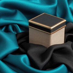 Box on Silky Fabric